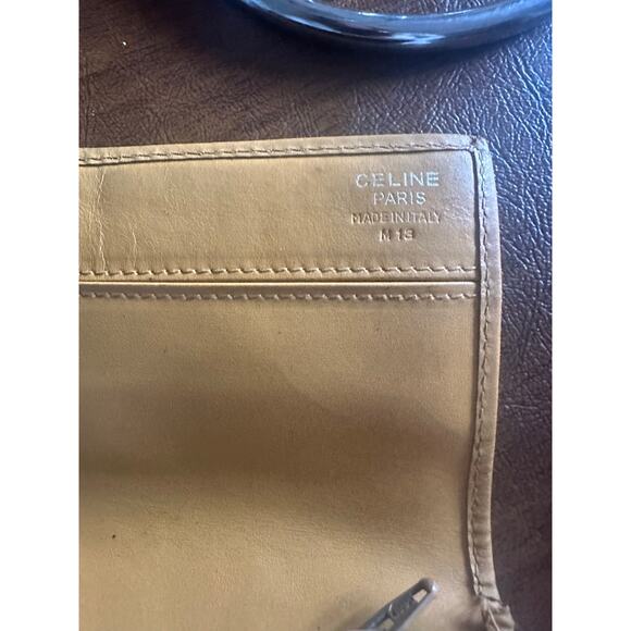 Celine Macadam Leather & PVC Long Snap Wallet Women's Luxury and Vintage - Picture 5 of 9